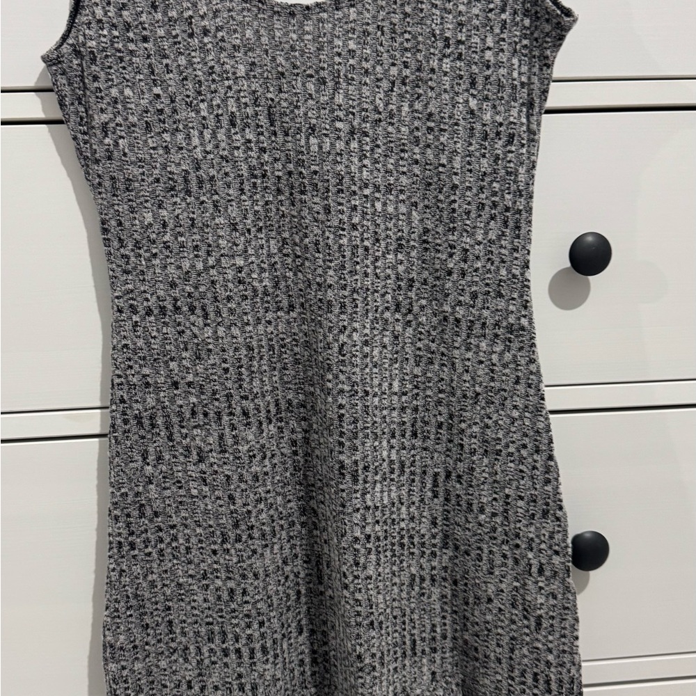 NBD Black and White Knit Top